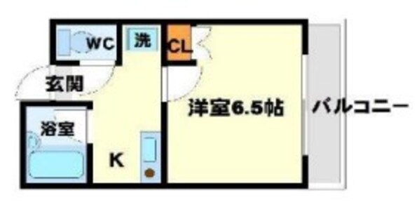 江坂駅 徒歩4分 4階の物件間取画像